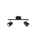 Spotlight ceiling lamps - RL TOULOUSE Ceiling Spotlight 2xLED max 3W 3000K Black Mat R8212213232. - product 1