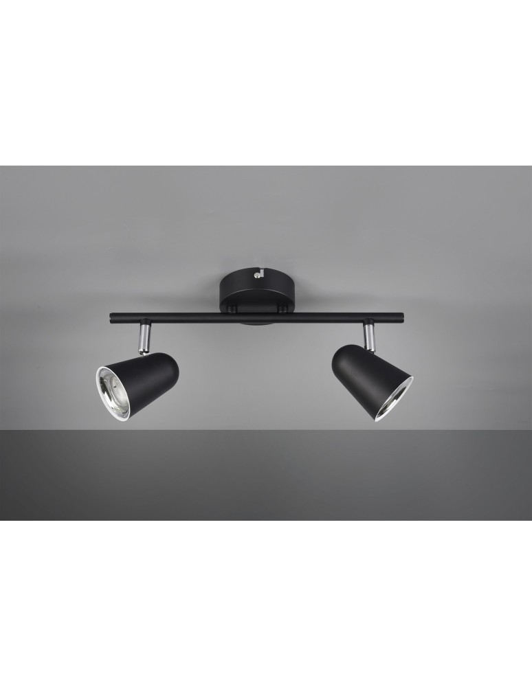 Spotlight ceiling lamps - RL TOULOUSE Ceiling Spotlight 2xLED max 3W 3000K Black Mat R8212213232. - product kolory-swiatla.pl 2