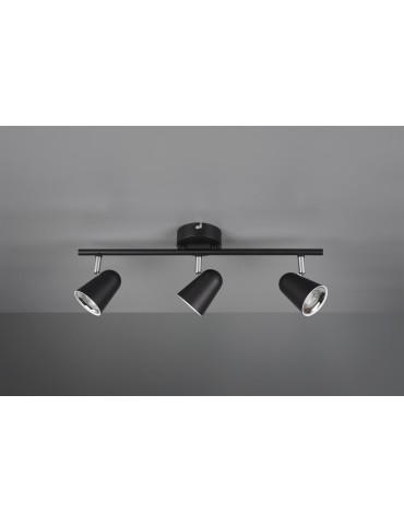 RL TOULOUSE Ceiling Spotlight 3xLED max 3W 3000K Black Mat R82123132. - product 2