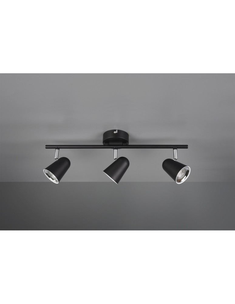 Spotlight ceiling lamps - RL TOULOUSE Ceiling Spotlight 3xLED max 3W 3000K Black Mat R82123132. - product kolory-swiatla.pl 2