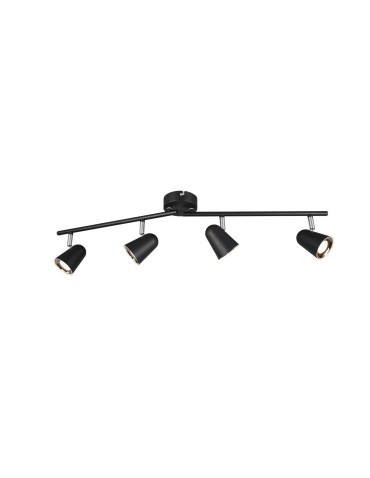 RL TOULOUSE Ceiling Spotlight 4xLED max 3W 3000K Black Mat R82124132.