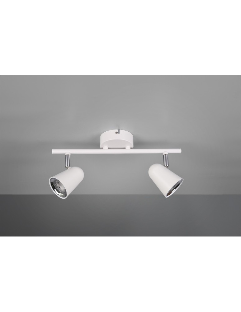 Spotlight ceiling lamps - RL TOULOUSE Ceiling Spotlight 2xLED max 3W 3000K White Matte R82122131 - product kolory-swiatla.pl 2