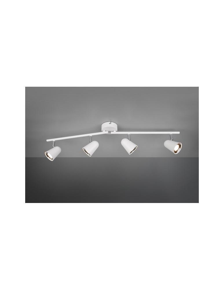 Spotlight ceiling lamps - RL TOULOUSE Ceiling Spotlight 4xLED max 3W 3000K White Matte R82124131 - product kolory-swiatla.pl 1