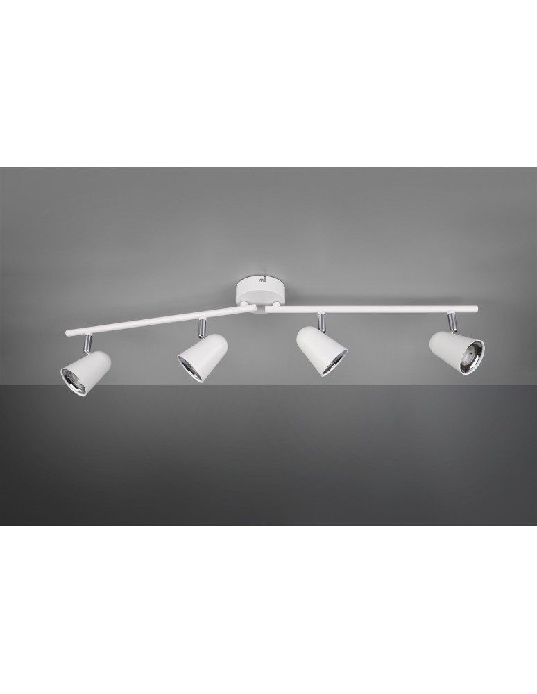 Spotlight ceiling lamps - RL TOULOUSE Ceiling Spotlight 4xLED max 3W 3000K White Matte R82124131 - product kolory-swiatla.pl 2
