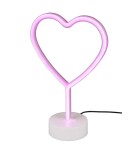 Decorative table lamps - RL HEART Table 1xLED max 1W White R55210101 - product 1