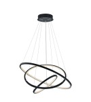 Pendant lamps - Trio AARON Pendant Modern 1xLED max 78W 3000-6000K Anthracite 352710342 - product 1