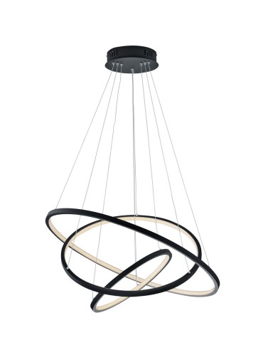 Trio AARON Pendant Modern 1xLED max 78W 3000-6000K Anthracite 352710342