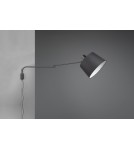 Cantilever wall lamps - Trio BALDO Wall-mounted Modern 1xE27 max 40W Black Matte 200600132 - product 4