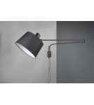Cantilever wall lamps - Trio BALDO Wall-mounted Modern 1xE27 max 40W Black Matte 200600132 - product 5