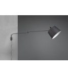 Cantilever wall lamps - Trio BALDO Wall-mounted Modern 1xE27 max 40W Black Matte 200600132 - product 6
