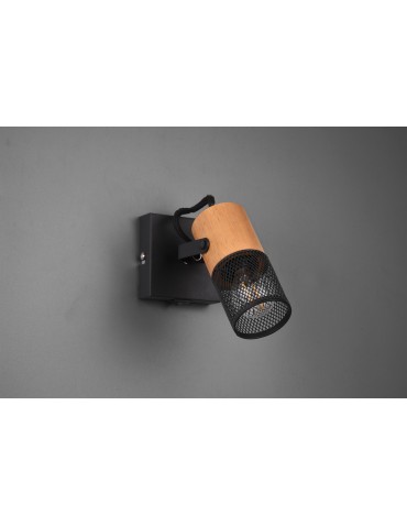 Trio TOSH Wall Spotlight 1xE14 max 15W Black Matte 804370132 - product 2