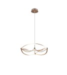 Pendant lamps - Trio CHARIVARI Modern Pendant 1xLED max 42W 3000K Brass Mat 321210108 - product 1