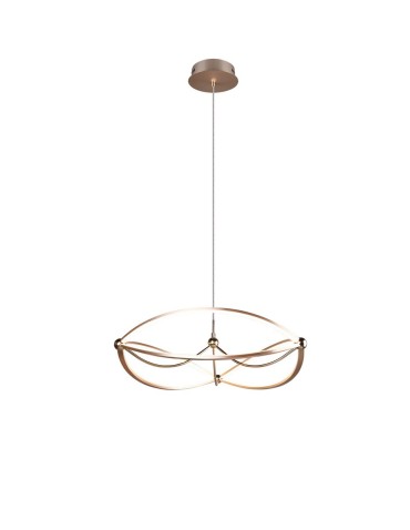 Trio CHARIVARI Modern Pendant 1xLED max 42W 3000K Brass Mat 321210108
