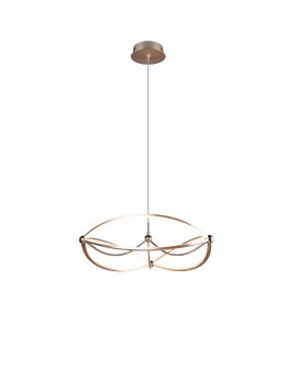 Trio CHARIVARI Wisząca Nowoczesna 1xLED max 42W 3000K Mosiądz Mat 321210108
