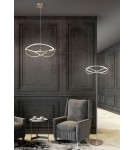 Lampy wiszące - Trio CHARIVARI Wisząca Nowoczesna 1xLED max 42W 3000K Mosiądz Mat 321210108 - produkt 2