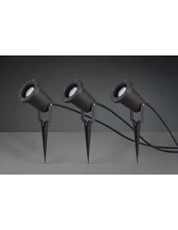 Trio UBANGI Zewnętrzna Stojąca 3xGU10 max 28W Antracyt 800260342 - produkt 2