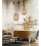 Boho pendant lamps - Trio RUNA Modern Pendant 1xE27 max 40W Black Matte 303000132 - product 2