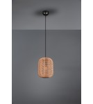 Boho pendant lamps - Trio RUNA Modern Pendant 1xE27 max 40W Black Matte 303000132 - product 3