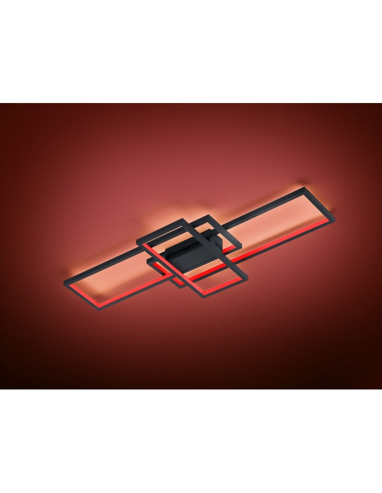 Lampy sufitowe LED - Trio THIAGO Sufitowa Nowoczesna 1xLED max 36W 3000-6000K Antracyt 652610342 - produkt kolory-swiatla.pl 2