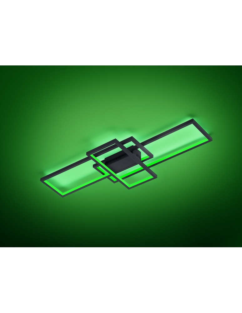 Lampy sufitowe LED - Trio THIAGO Sufitowa Nowoczesna 1xLED max 36W 3000-6000K Antracyt 652610342 - produkt kolory-swiatla.pl 3
