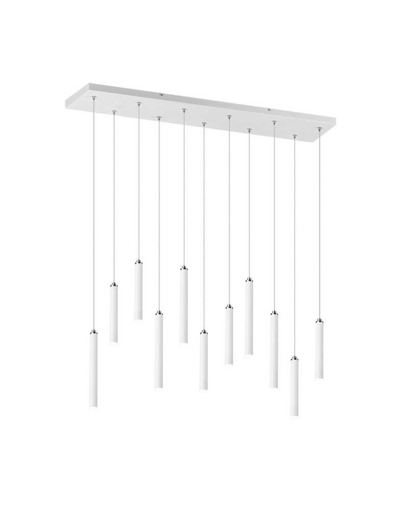 Lampy wiszące - Trio TUBULAR Wisząca Nowoczesna 11xLED max 2W 3000K Biały Mat 321611131 - produkt kolory-swiatla.pl 1