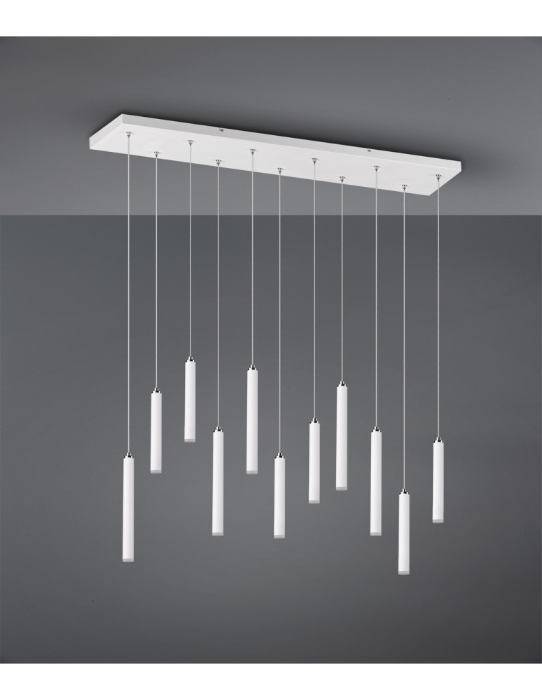 Pendant lamps - Trio TUBULAR Pendant Modern 11xLED max 2W 3000K White Mat 321611131 - product kolory-swiatla.pl 2