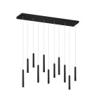 Lampy wiszące - Trio TUBULAR Wisząca Nowoczesna 11xLED max 2W 3000K Czarny Mat 321611132 - produkt 1