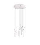 Pendant lamps - Trio TUBULAR Pendant Modern 11xLED max 2W 3000K White Mat 321691131 - product 1