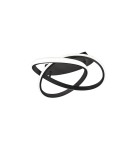 LED ceiling lamps - RL COURSE Ceiling Modern 1xLED max 18W 3000K Black Mat R62051132 - product 1