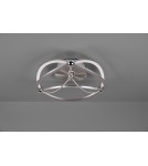 Lampy sufitowe LED - Trio CHARIVARI Sufitowa Nowoczesna 1xLED max 20W 3000K Nikiel Mat 621210107 - produkt 2