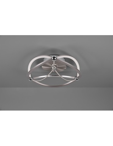 Trio CHARIVARI Sufitowa Nowoczesna 1xLED max 20W 3000K Nikiel Mat 621210107 - produkt 2