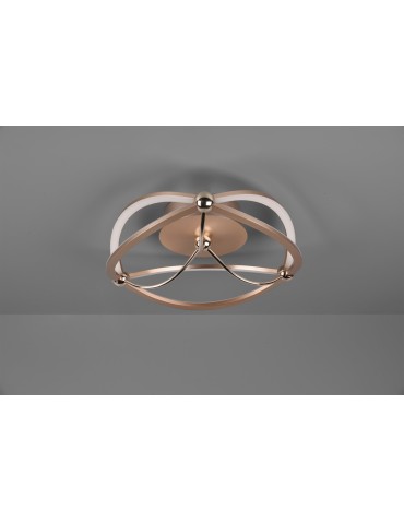 Trio CHARIVARI Sufitowa Nowoczesna 1xLED max 20W 3000K Mosiądz Mat 621210108 - produkt 2