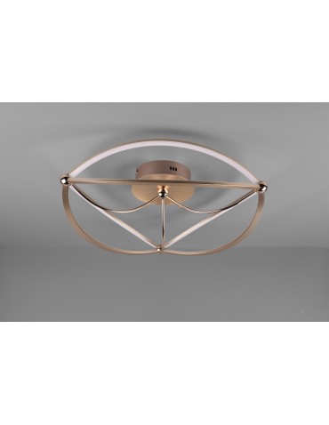 Trio CHARIVARI Sufitowa Nowoczesna 1xLED max 42W 3000K Mosiądz Mat 621290108 - produkt 2