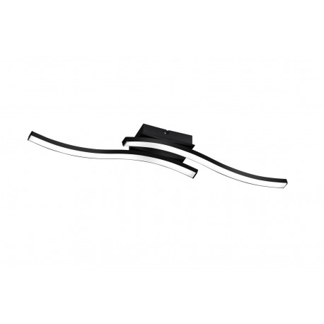 RL ROUTE Sufitowa Nowoczesna 2xLED max 5W 3000K Czarny Mat R62472132