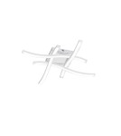 LED ceiling lamps - RL ROUTE Ceiling Modern 4xLED max 5W 4000K White Mat R62474131 - product 1