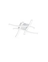RL ROUTE Sufitowa Nowoczesna 4xLED max 5W 4000K Biały Mat R62474131