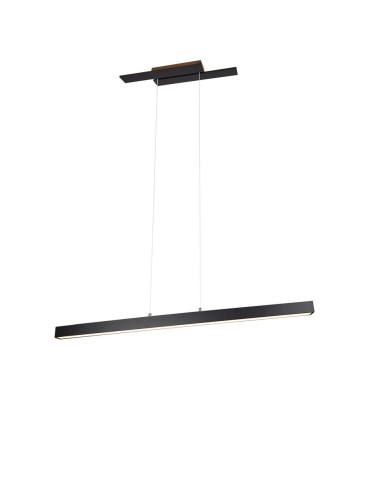 Trio BELFAST Wisząca Nowoczesna 1xLED max 44W 3000K Czarny Mat 375510432