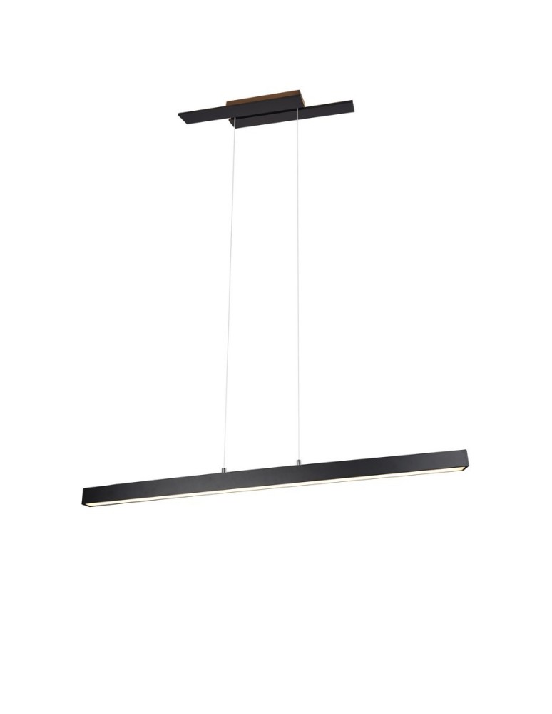 Lampy wiszące - Trio BELFAST Wisząca Nowoczesna 1xLED max 44W 3000K Czarny Mat 375510432 - produkt kolory-swiatla.pl 1