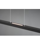 Lampy wiszące - Trio BELFAST Wisząca Nowoczesna 1xLED max 44W 3000K Czarny Mat 375510432 - produkt 3