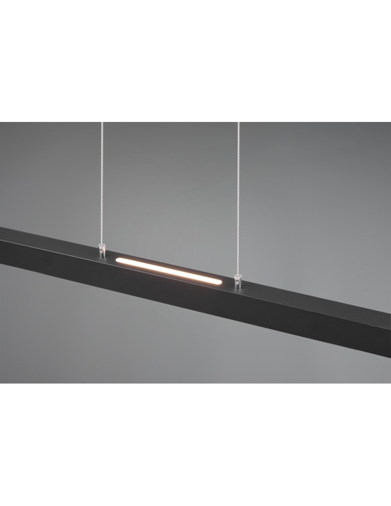 Lampy wiszące - Trio BELFAST Wisząca Nowoczesna 1xLED max 44W 3000K Czarny Mat 375510432 - produkt kolory-swiatla.pl 3