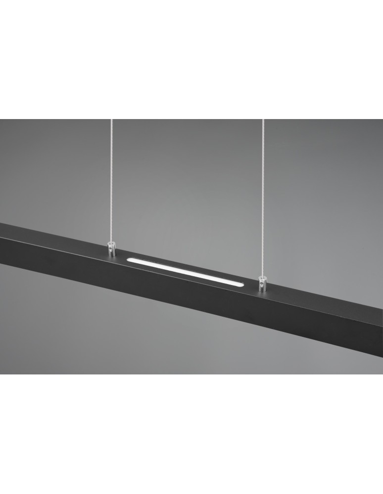 Lampy wiszące - Trio BELFAST Wisząca Nowoczesna 1xLED max 44W 3000K Czarny Mat 375510432 - produkt kolory-swiatla.pl 4
