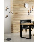 Triple pendant lamps - Trio TOSH Pendant Modern 3xE27 max 40W Black Matte 304330332 - product 2