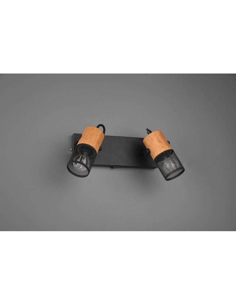 Spotlight ceiling lamps - Trio TOSH Ceiling Spotlight 2xE14 max 15W Black Matte 804370232 - product kolory-swiatla.pl 2