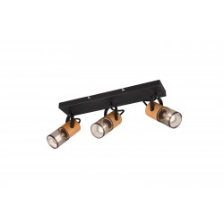 Trio TOSH Reflektor Sufitowy 3xE14 max 40W Czarny Mat 804300332