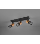 Spotlight ceiling lamps - Trio TOSH Ceiling Spotlight 3xE14 max 40W Black Matte 804300332 - product 2