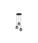 Triple pendant lamps - Trio BALINI Pendant Modern 3xE14 max 28W Anthracite 308590342 - product 1