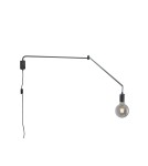 Cantilever wall lamps - Trio LINE Wall-mounted Modern 1xE27 max 10W Black Matte 200200132 - product 1