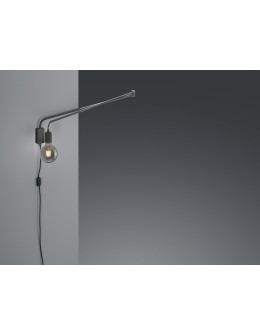 Trio LINE Ścienna Nowoczesna 1xE27 max 10W Czarny Mat 200200132 - produkt 2