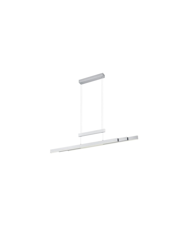 Lampy wiszące - Trio TRAJAN Wisząca Nowoczesna 1xLED max 45W 2700K-5000K Nikiel Mat 375310507 - produkt kolory-swiatla.pl 1