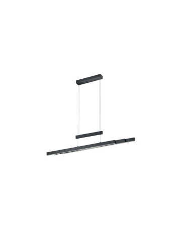 Trio TRAJAN Modern Pendant 1xLED max 45W 2700K-5000K Black Matte 375310532